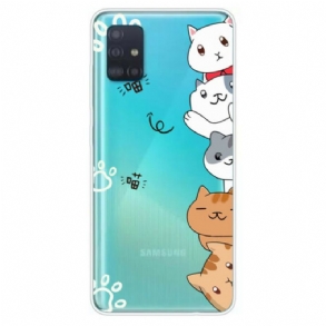 Tok Samsung Galaxy A51 Hello Cats