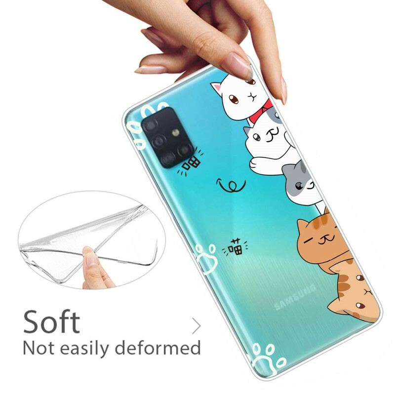 Tok Samsung Galaxy A51 Hello Cats