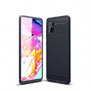 Tok Samsung Galaxy A51 Mofi Szálcsiszolt Szénszálas